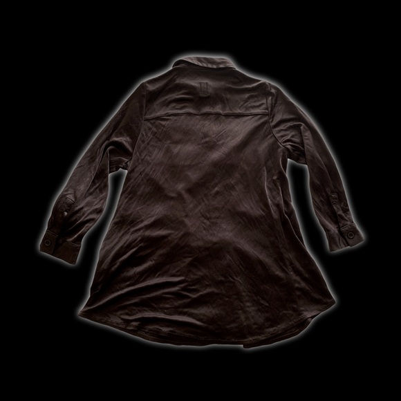 Vintage Fendi Button Up Fendi Jeans Zucca FF Monogram Logo Dress Shirt Blouse - Picture 2 of 9